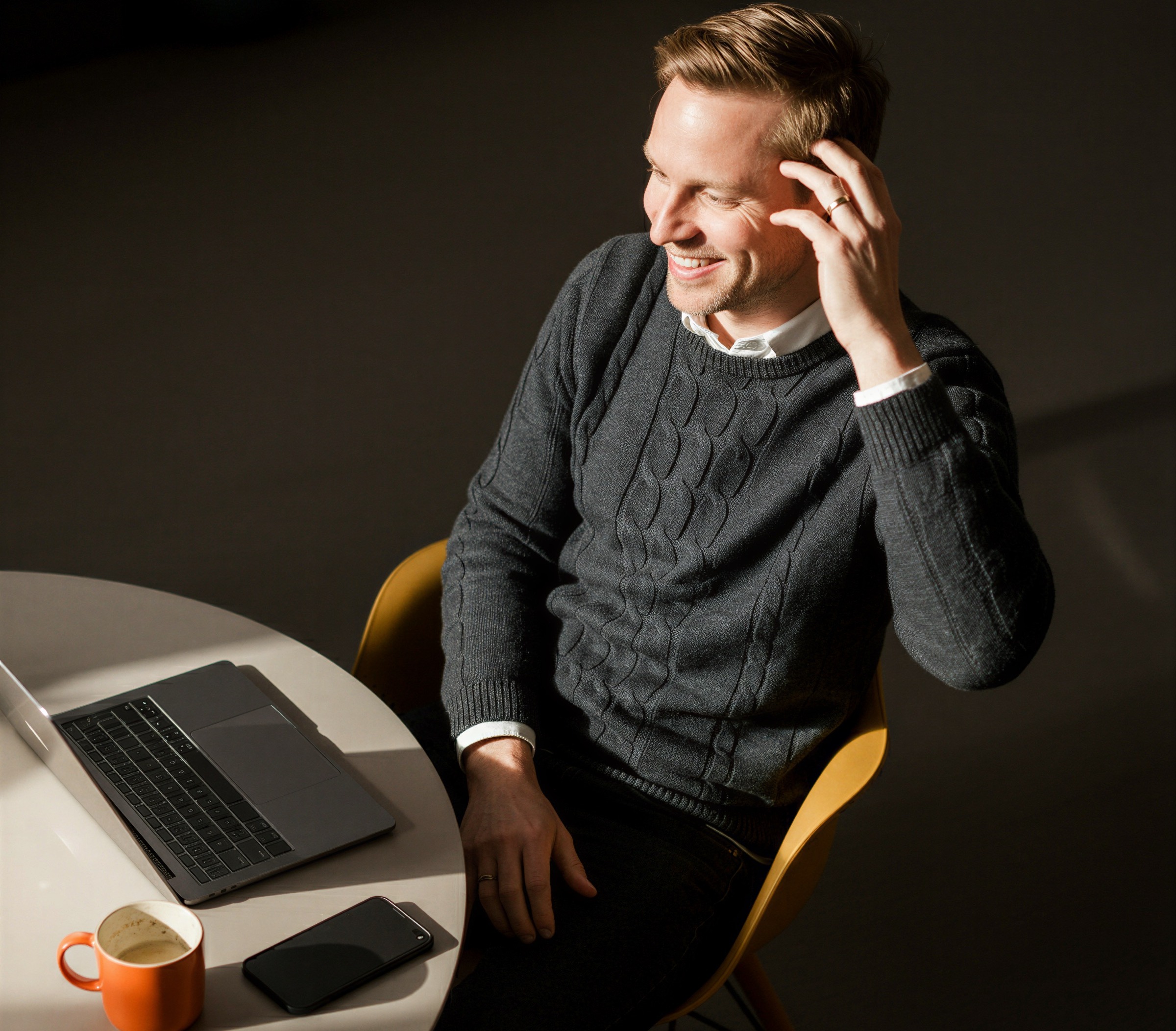 Man in Modern Office-1
