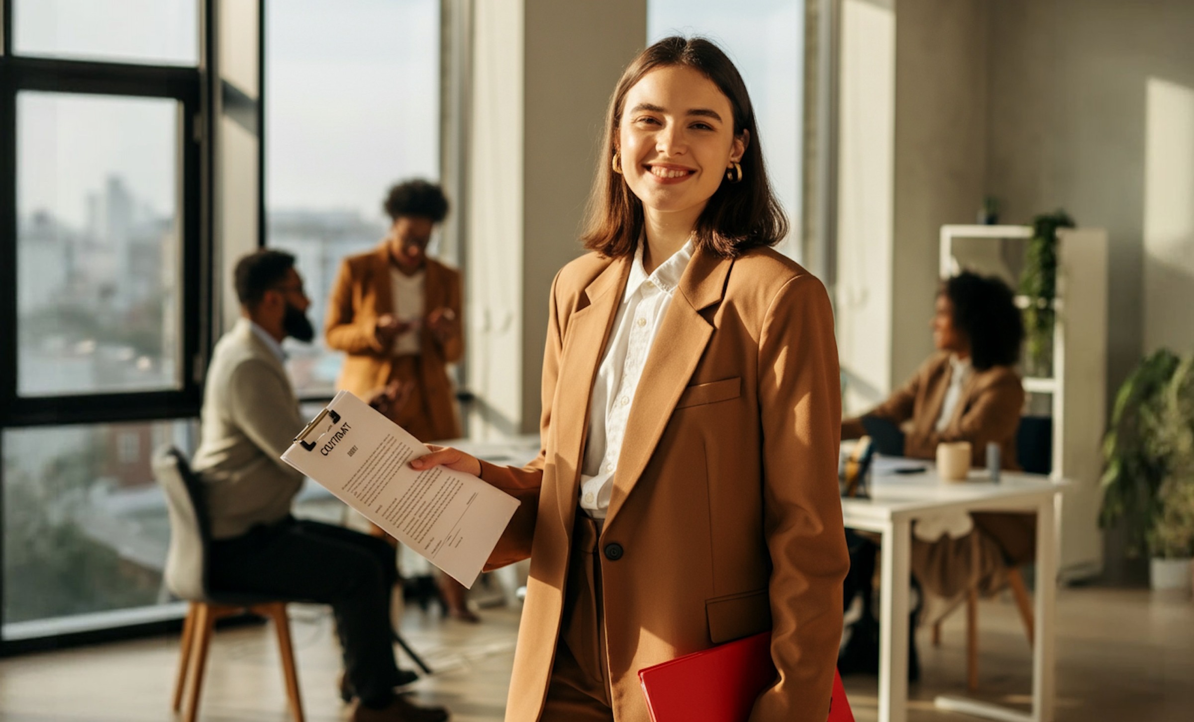 Professional Woman with CV-1